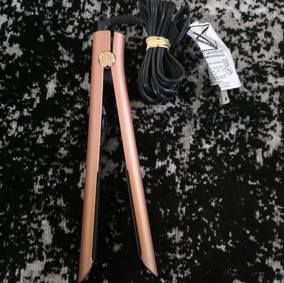 Hair Fetish Hedonist 1.25" Flat Iron with Japanese Tourmaline Plates Fire Opal - Picture 2 of 11